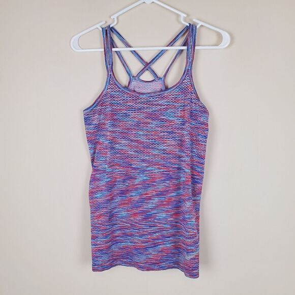 Nike Dri-Fit Multicolor Running Racerback Tank Size Small - Picture 1 of 8